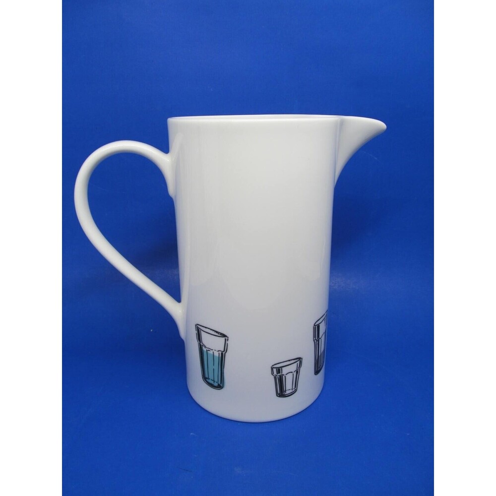 Lenox Kate Spade New York Concord Square " Cause A Stir" 8 3/8" Beverage Pitcher